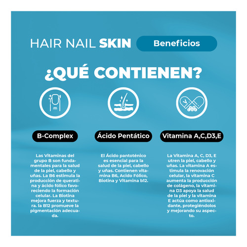 Pack Doble Biotina Hair Nails & Skin Gomitas 120u Karun Life