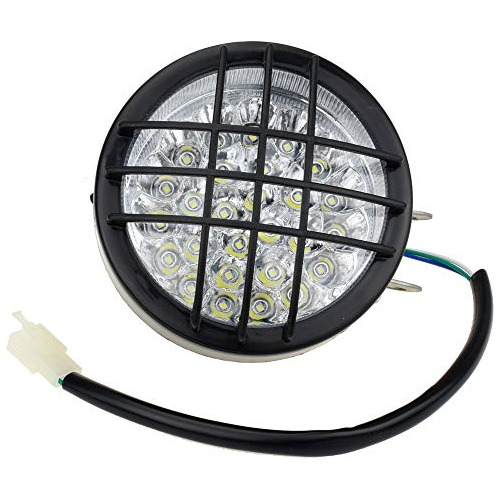 Faro Delantero Led De 3 Cables 12v 50cc 70 90 110cc 125...