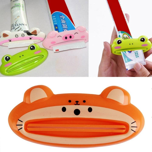 Imagem 4 de 6 de Espremedor Pasta De Dentes Tubo Bichinhos Sem Desperdícios