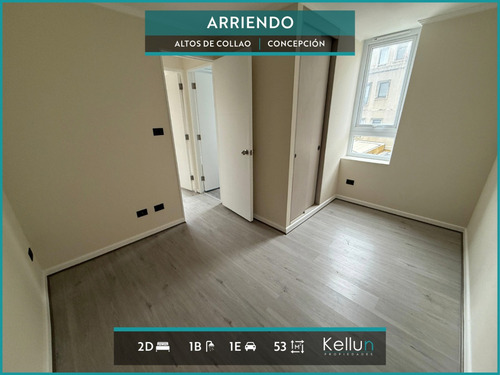 Arriendo | Altos De Collao | 2 Dormitorios 1 Baño