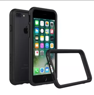 Case Rhinoshield Bumper Negro Para iPhone 7 U 8 Plus