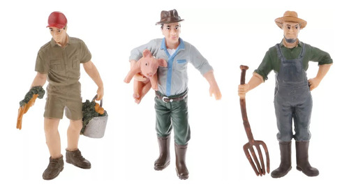 Figuras De Ação Modelo De Fazendeiro De Simulação De 3