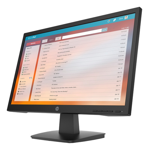 Imagen 2 de 5 de Monitor HP P P22v G4 led 21.5" negro 100V/240V