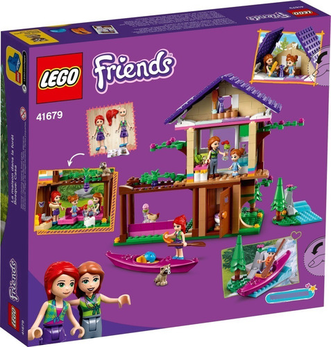 Imagem 7 de 8 de Lego Friends Para Menina Casa Da Floresta 326 Peças - 41679