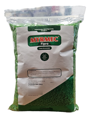 Insecticida Hormiguicida Cebo En Pellets Myrmec X 750 Gr 