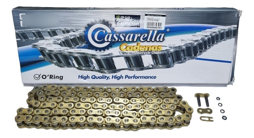 Cadena 428 - H - 112 - Cassarella - Dorada - Ring