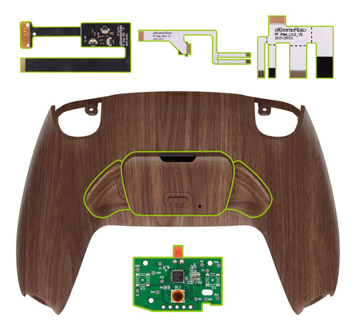 Pack Extremerate Paddles Programable For Ps5 Controller