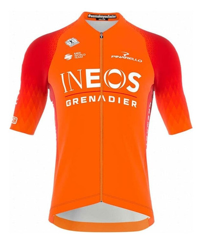 Jersey Ciclismo Bioracer Ineos Orange Icon