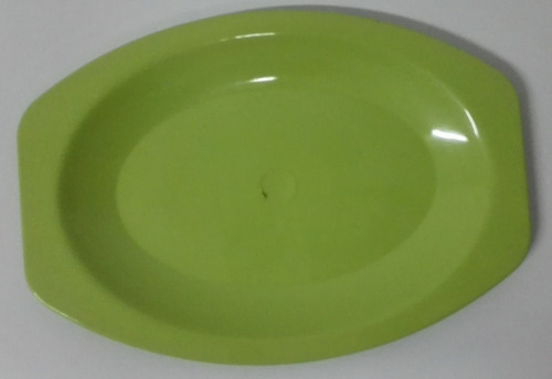 Imagen 5 de 6 de Plato / Bandeja Ovalada Plastico 30,5 X 21,5 Cm (6u)