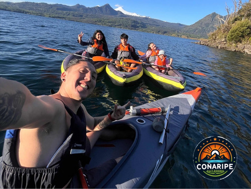 Navegación En Kayak Lago Calafquén, Coñaripe.