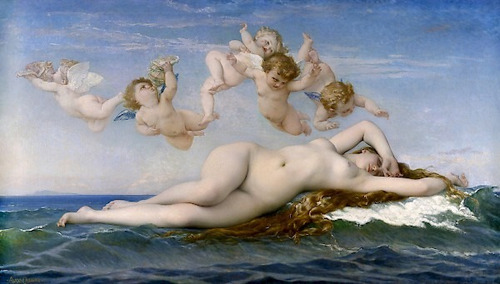 Lienzo Tela Nacimiento De Venus Alexandre Cabanel 70x123cm