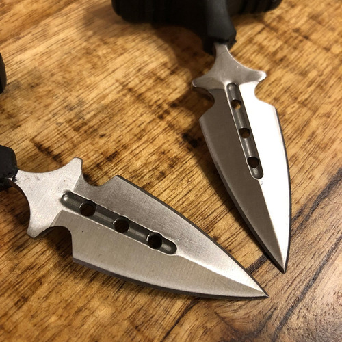 2 Dagas Navaja Push Dagger Mtech Usa 100% Filo Y Estuche 46