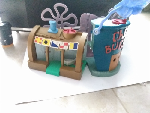 Krusty Krab And Chum Bucket- Mattel