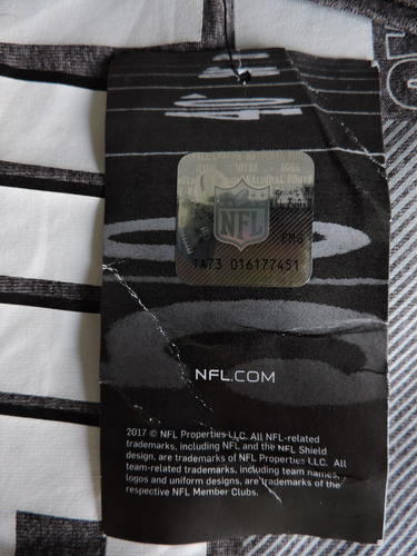 Playera Nfl Raiders Talla L Hombre Original Gris Nueva