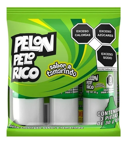 Dulce Enchilado Pelón Pelo Rico Pelo Rico Sabor Tamarindo 3
