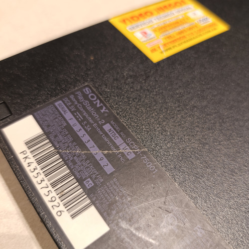 Ps2 Consola Sony Playstation 2 Slim Scph-75001 Completa Negro (Usado)