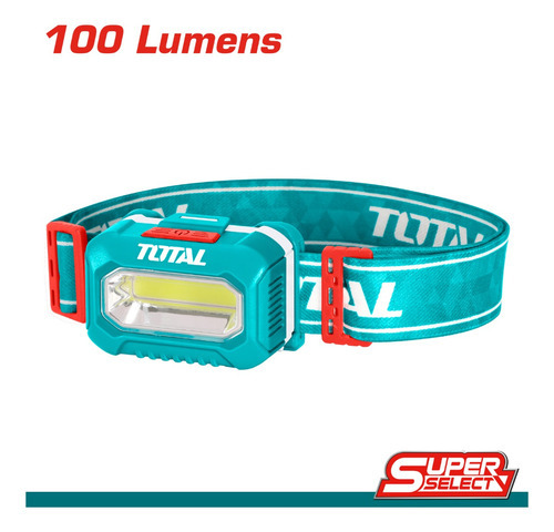 Linterna Frontal Super 100 Lúmenes Total Color De La Luz Turquesa