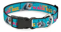 Comprar Collar De Perro Con Hebilla Clip De Plástico Olaf Pose Amo A