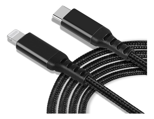 Cable Usb C A Lightning, [certificado Mfi] Cargador De Iphon