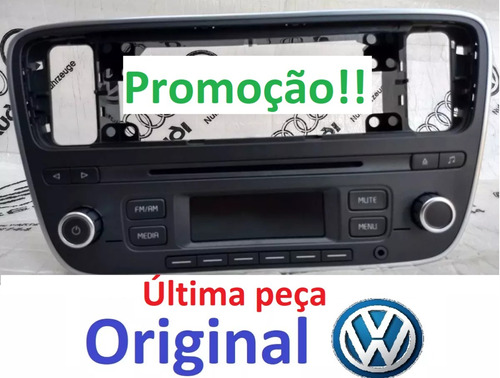 Imagem 1 de 9 de Promoção!!!! Radio Up Cross Original Volkswagen Novo Ultimo.