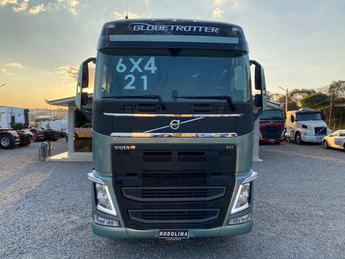 Imagem 8 de 20 de Volvo Fh 540 6x4 Ano 2021 Verde Globetrotter Traçado 6x4