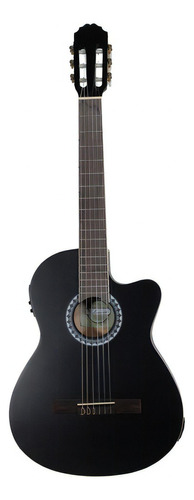 Gewa Ps510396 Guitarra Electroacústica Slim Negra Nylon 