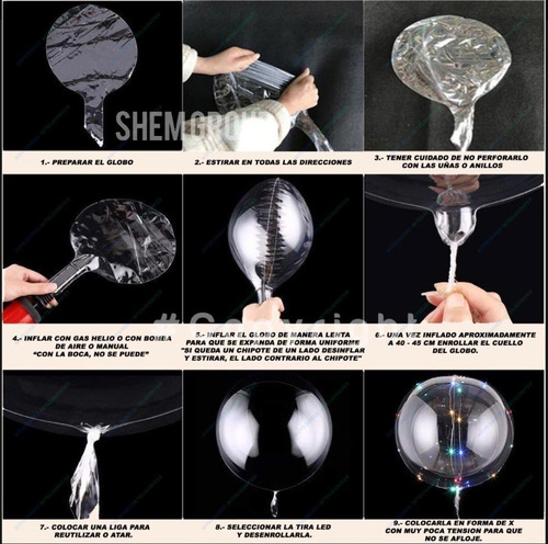 Globo Transparente Burbuja Publicacion Especia Envio Gratis