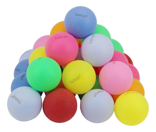 Paquete De 100 Pelotas De Ping Pong De Colores Para Bricolaj