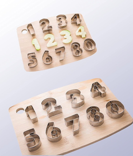 Molde Para Galletas - Forma Abc Y Numeros 