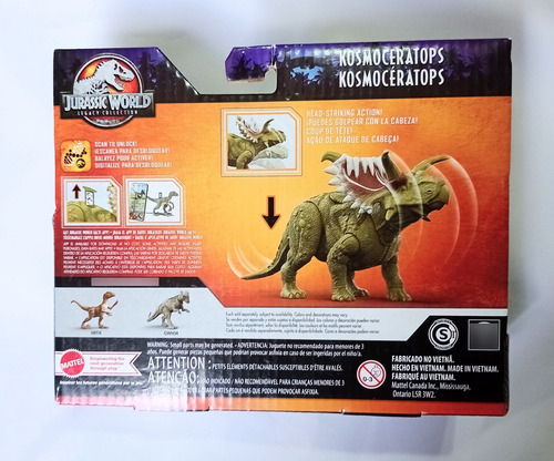 Kosmoceratops Dinosaurio Jurassic World Legacy Collection