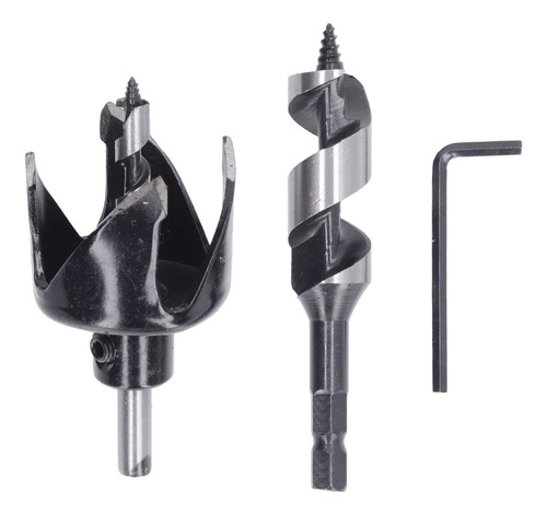 7j Juego De Sierras Esféricas Auger Bits, 4 Puntas, Brocas