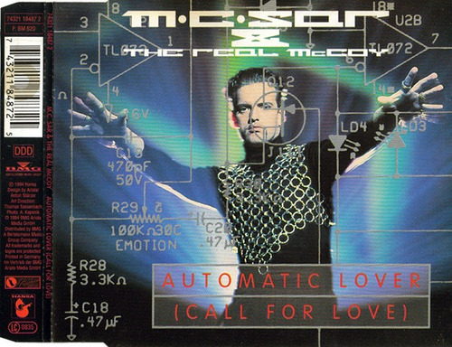 Mc Sar & Real Mccoy Automatic Lover Maxi-cd 1994 Euromaster