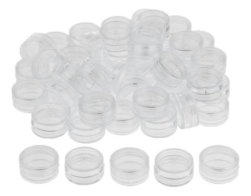 3x50 Piezas De Plástico Tarros Loción Crema Muestra