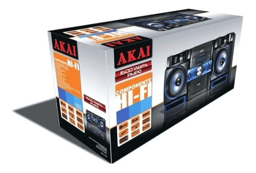 Minicomponente Hi-fi 50w Usb Aux Sd Mp3 Radio Am/fm