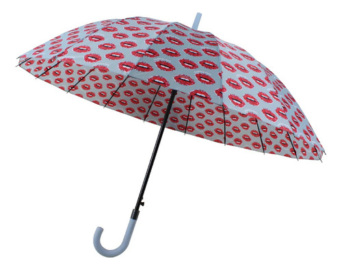 Paraguas Mujer Reforzado Las Oreiro Original 16 Varillas