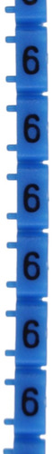 Marca Cable Azul Nº 6 (4,0-6,0 Mm2) Tira 20u