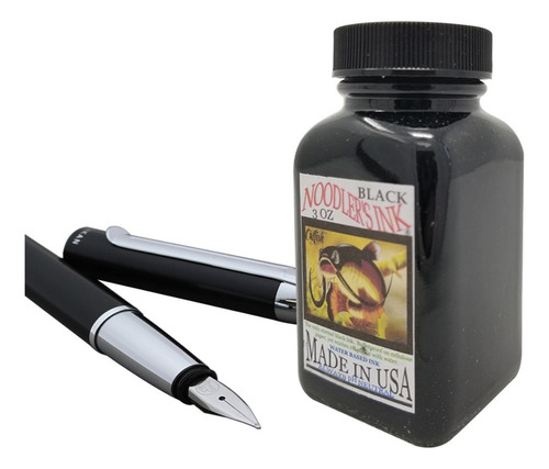 Tinta Negra Impermeable Para Bolígrafo Estilográfico 85 G Negro