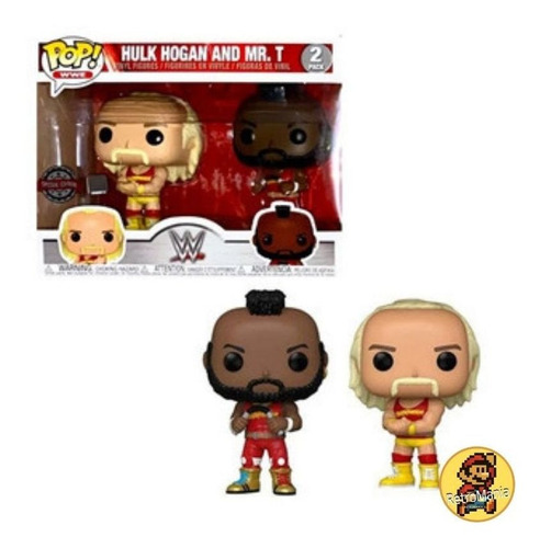 Funko Pop Wwe Hulk Hogan & Mr T - 2 Pack Original