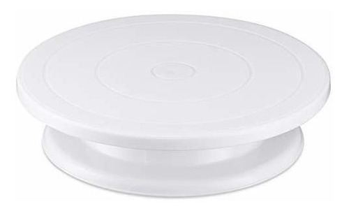 Base Giratoria Blanca Para Pasteles Plato De 11 Pulgadas