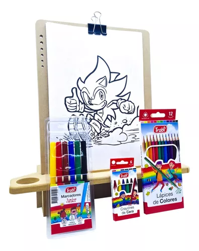 Kit De Pintura Diamante Sonic Niños Adultos