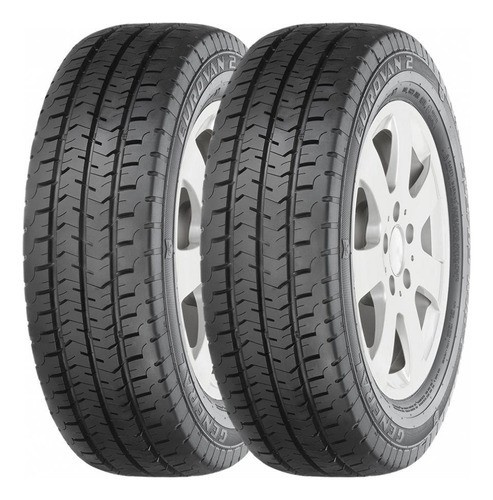 2 Pneus General Aro 14c 185r14c Eurovan 2 8 Lonas 102/100q