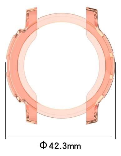 Funda De Reloj Suave De Tpu Transparente For Garmin Instinc