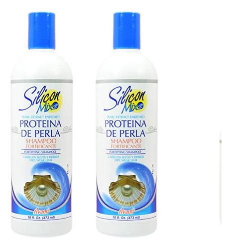 Silicon Mix Proteina De Perla Shampoo 16oz &quot;pack De 2&.