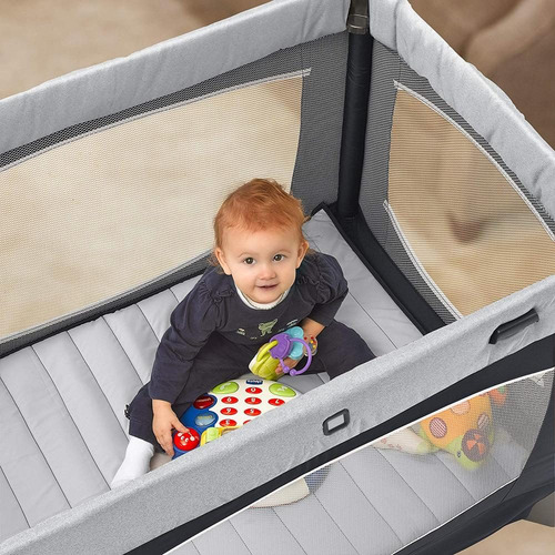 Chicco Cuna Corral Lullaby Baby Lilla, Color Gris