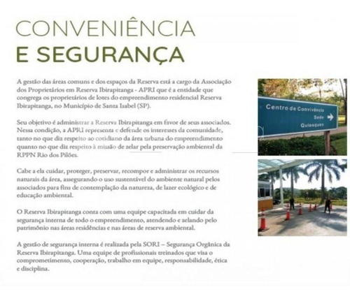 Terreno Em Condomínio Para Venda Em Santa Isabel, Condomínio Ibirapitanga - Te0600-a_1-1264292
