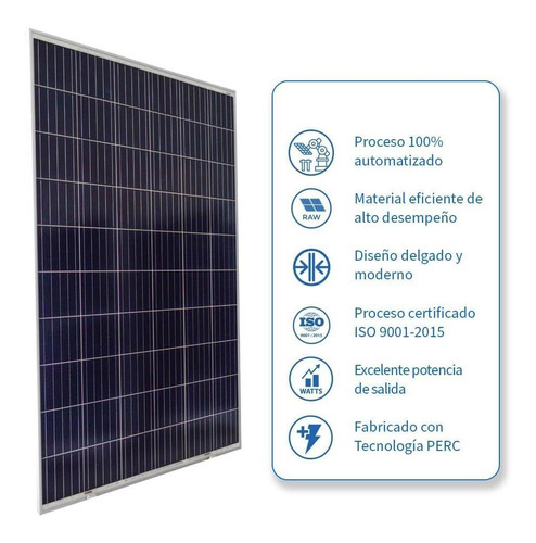 Imagen 5 de 12 de Panel Solar Fotovoltaico De 330 W Monocristalino