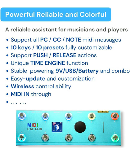 Audio De Pintura Midi Captain Foot Controller Multiefectos