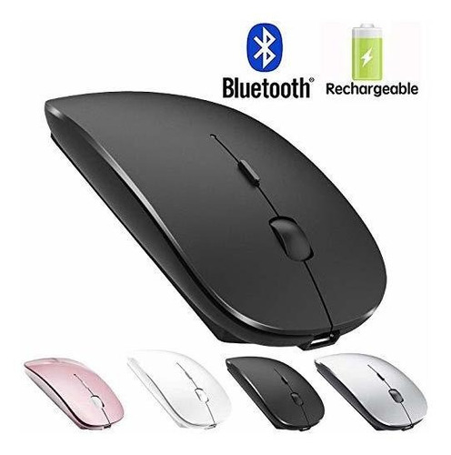 Ratón Bluetooth, Ratón Inalámbrico Recargable Para Macbook