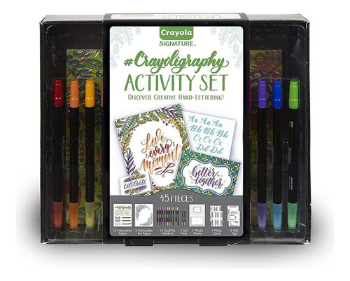 Crayola Firma Crayoligraphy Mano Letras Conjunto Del Arte, R