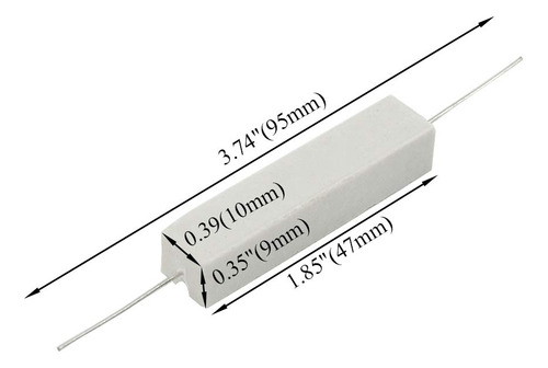 Xingyheng, 30 Uds., 10w, 10 Ohm, 5%, Resistencias De Cemento